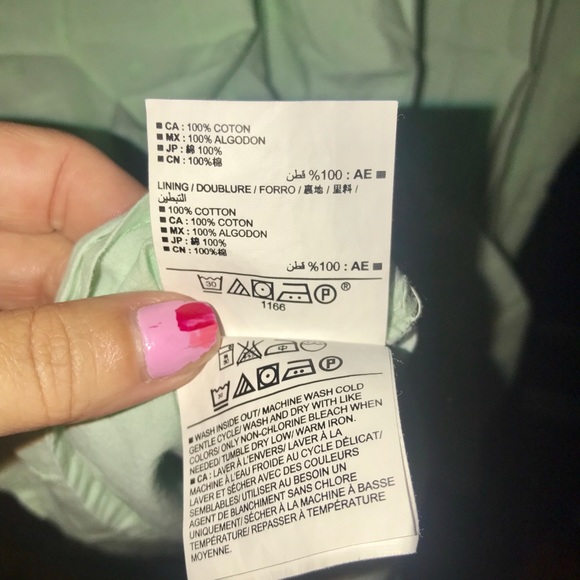 Mint green cotton dress - Picture 5 of 5